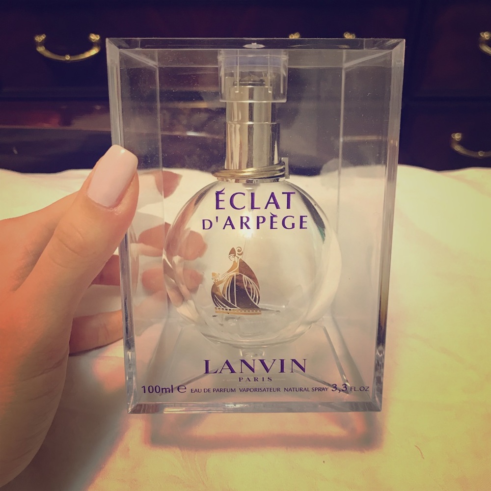 LANVIN ECLAT D’ARPEGE BOX & EMPTY PERFUME BOTTLE